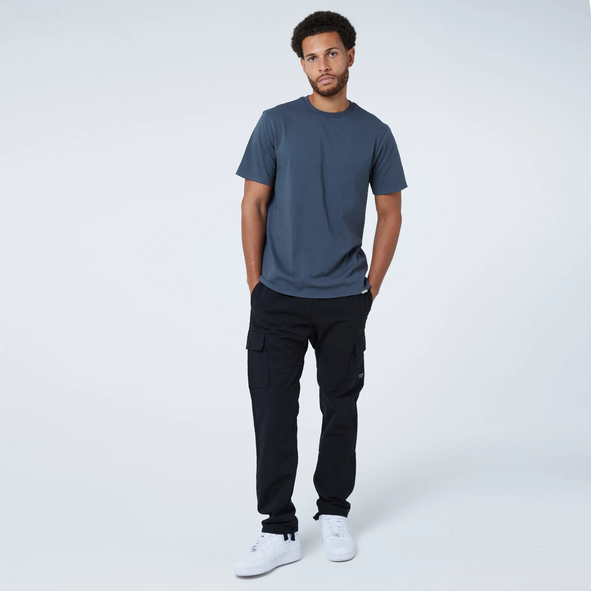 2-Pack Basic Tee | Black and Charcoal