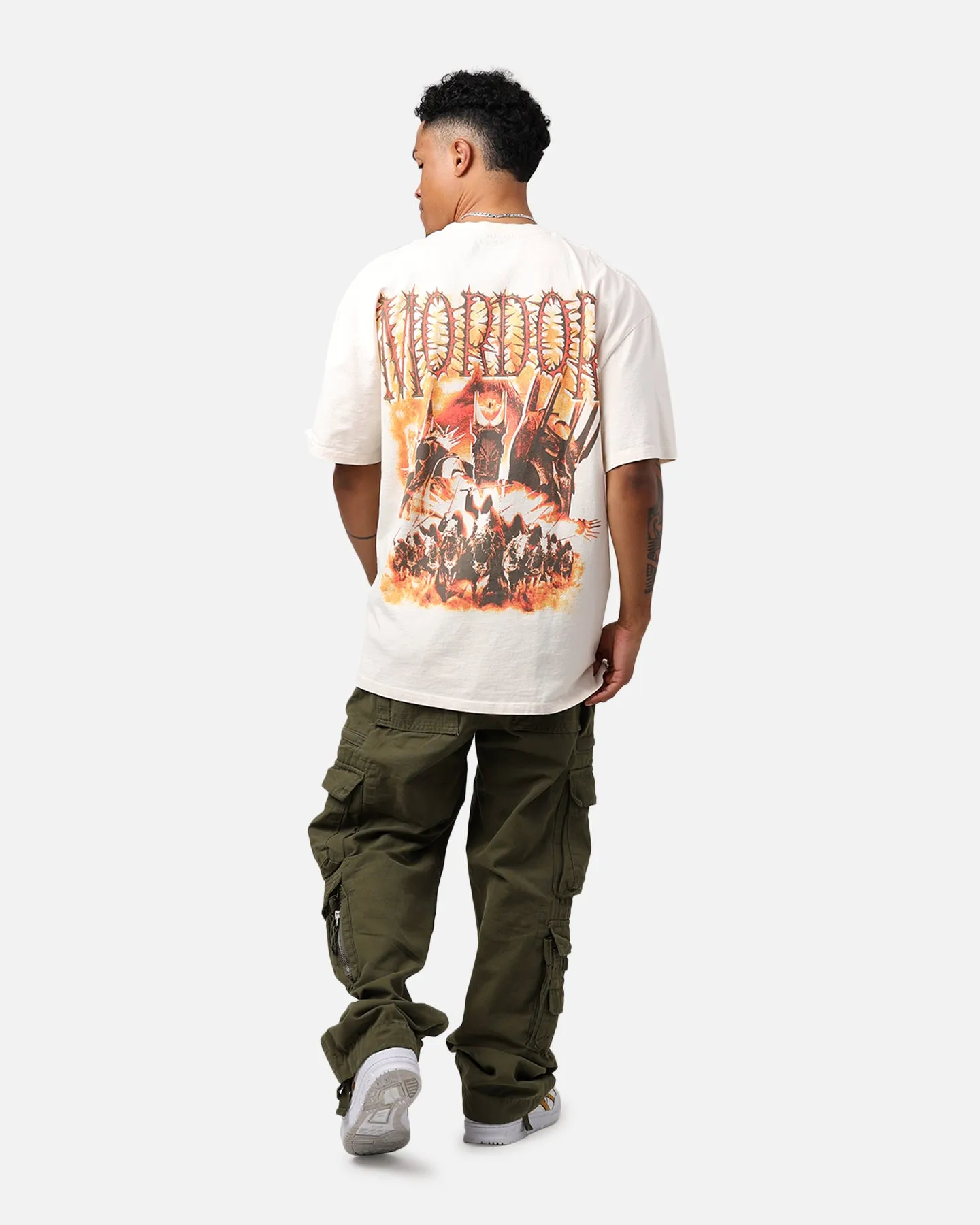 American Thrift X Lord Of The Rings Mordor Heavyweight T-Shirt Off White