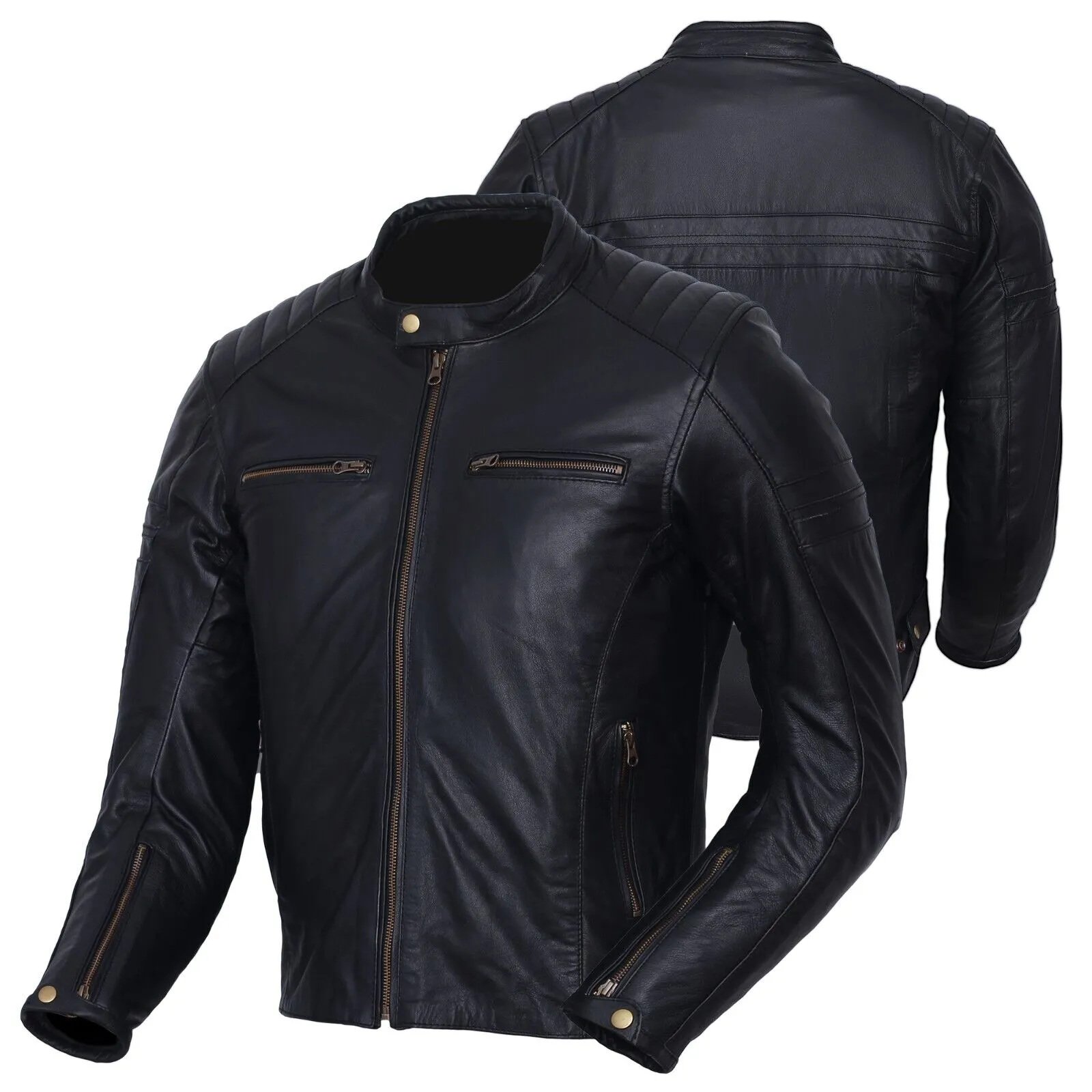 BGA ROADSTER Retro Classic Leather Jackets