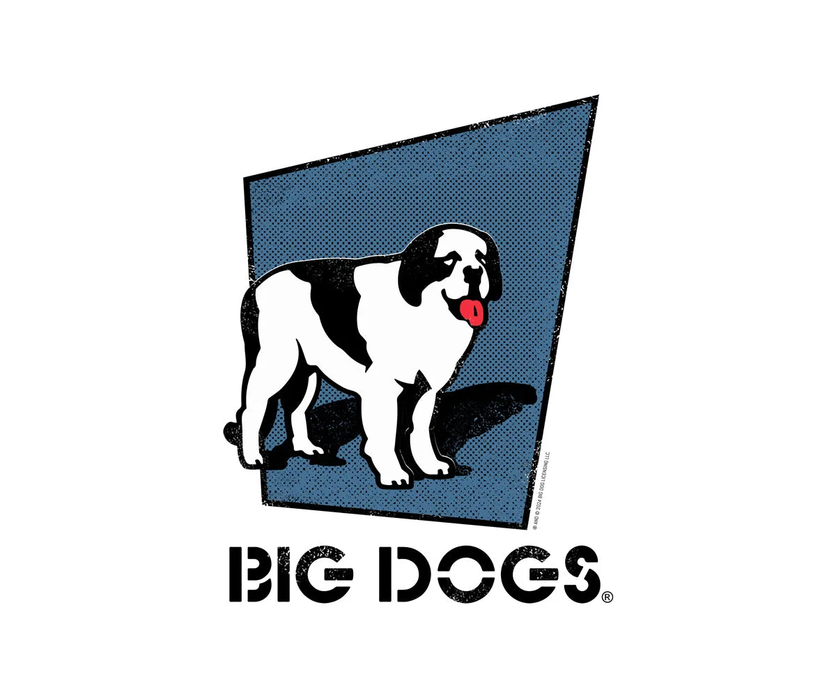 Big Dog Logo Retro T-shirt