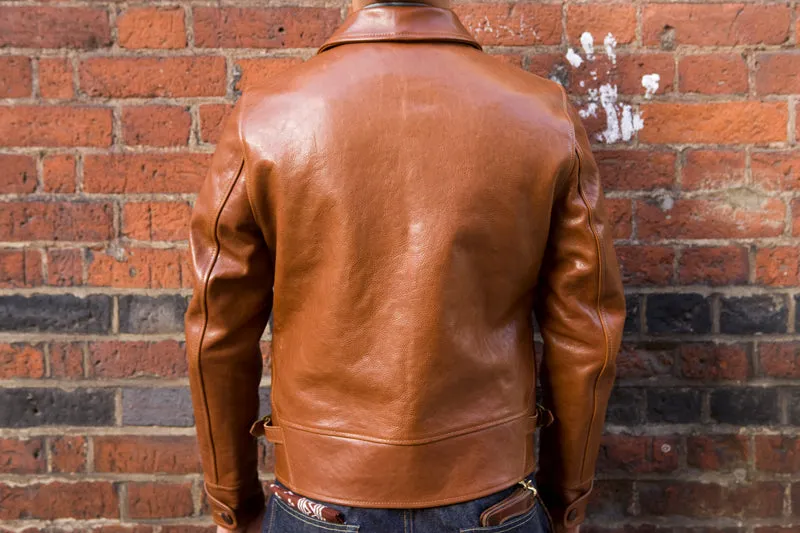 Bill Kelso Cadet Badalassi Leather Jacket - Russett