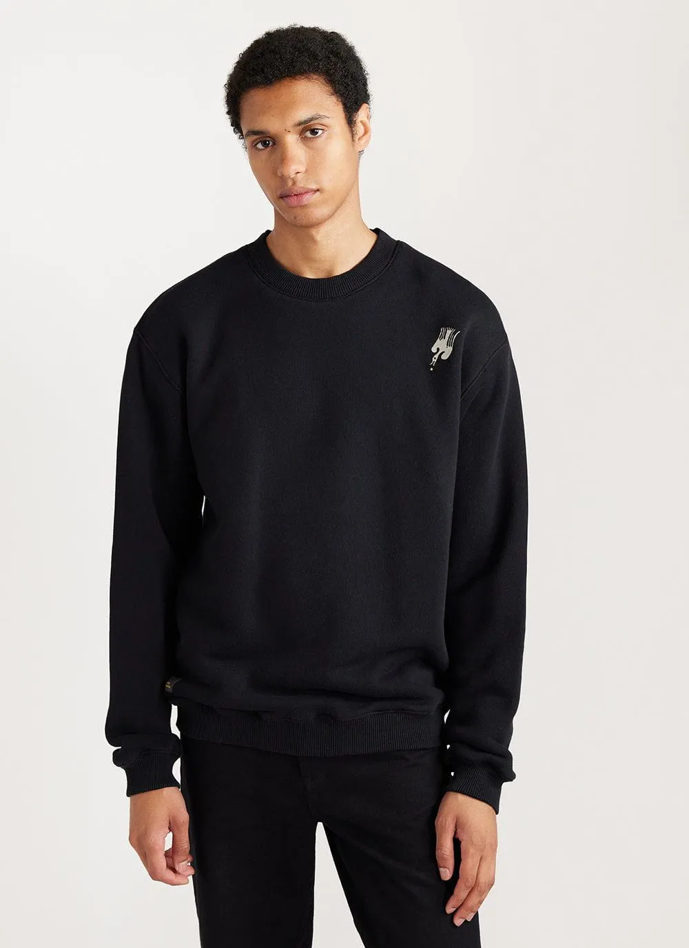 Bird Sweatshirt | Percival x Sophy Hollington | Black