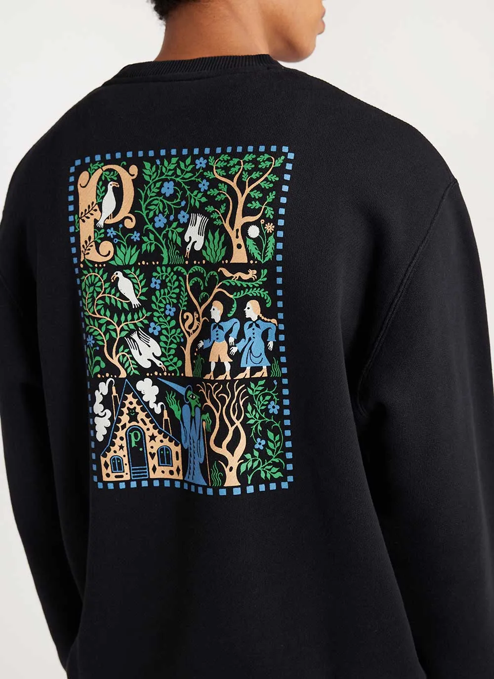 Bird Sweatshirt | Percival x Sophy Hollington | Black