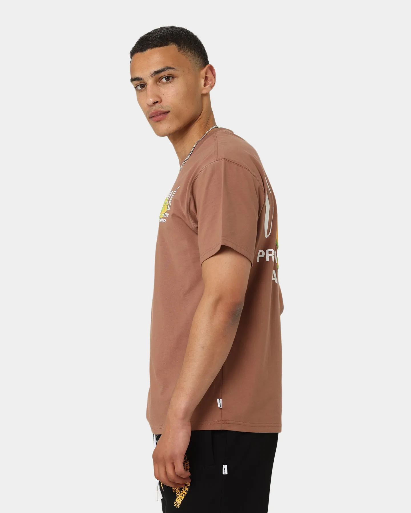 Carré Top Team Oversized T-Shirt Brown