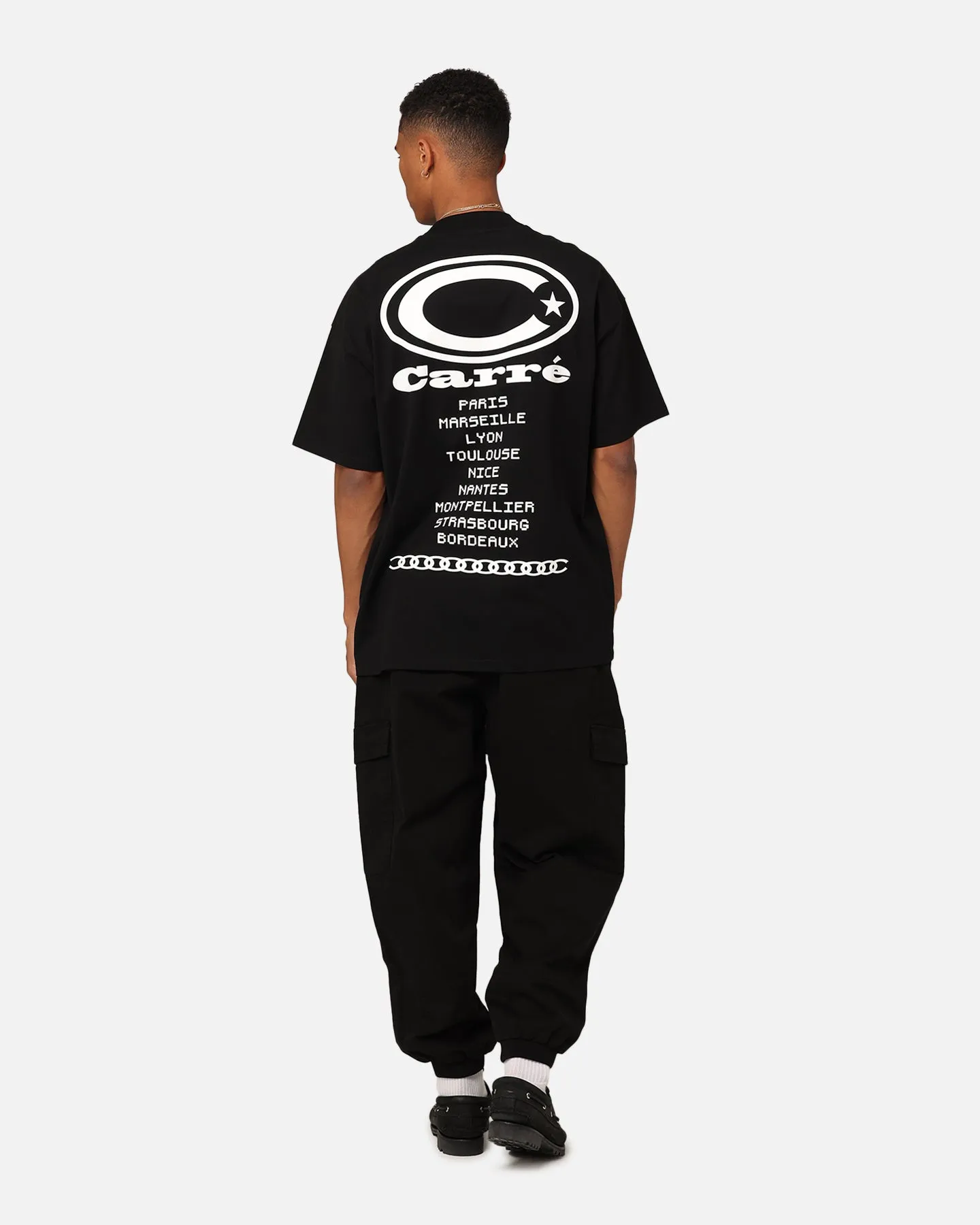 Carre C Star Oversized T-Shirt Black