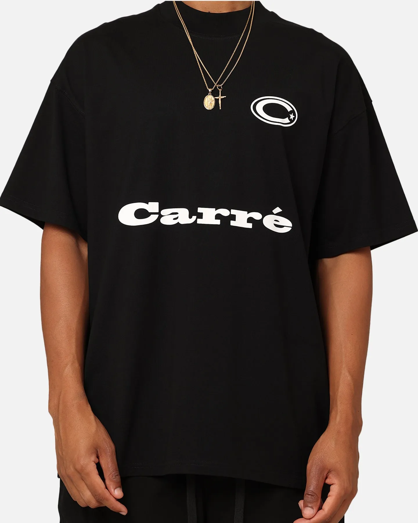 Carre C Star Oversized T-Shirt Black