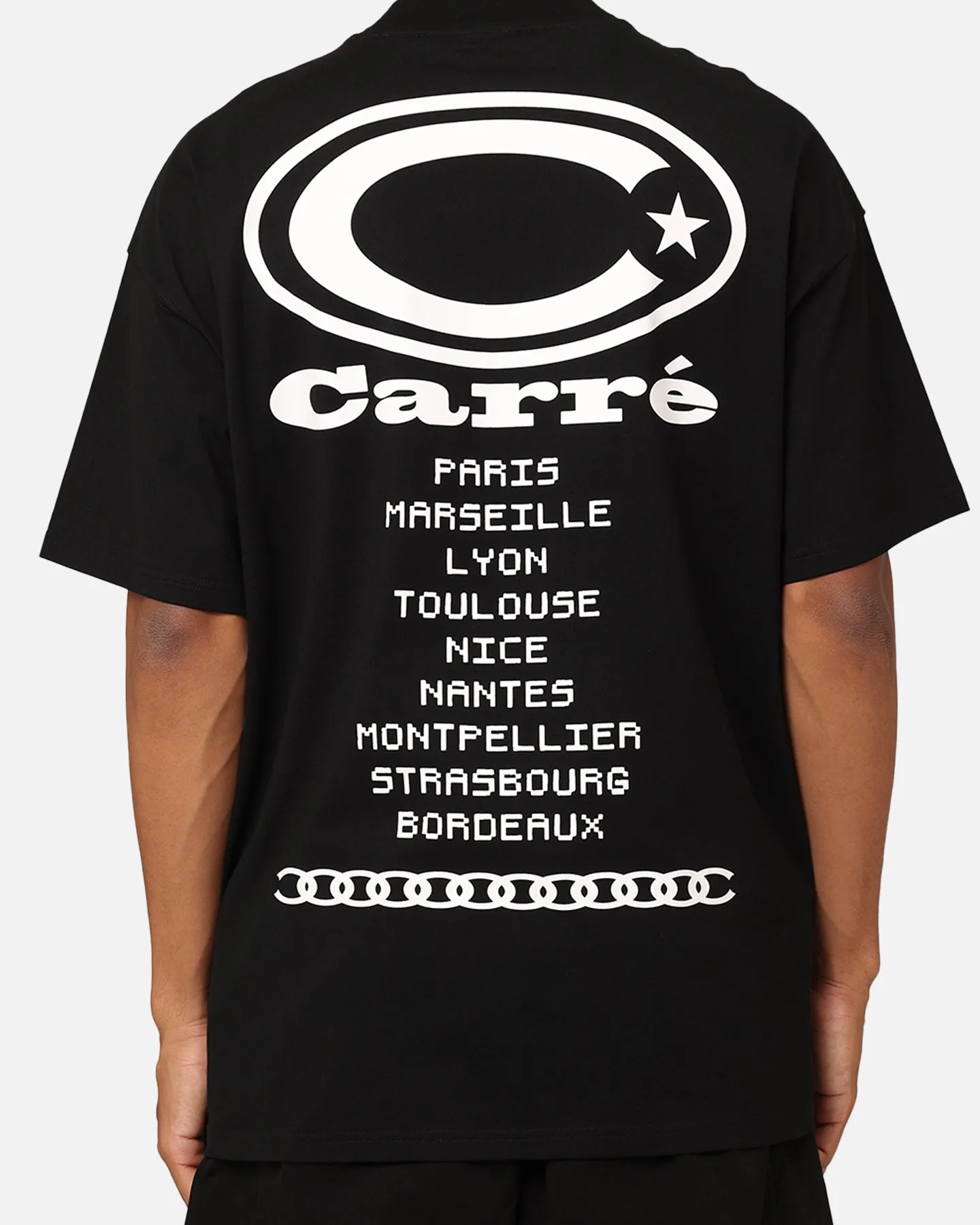 Carre C Star Oversized T-Shirt Black