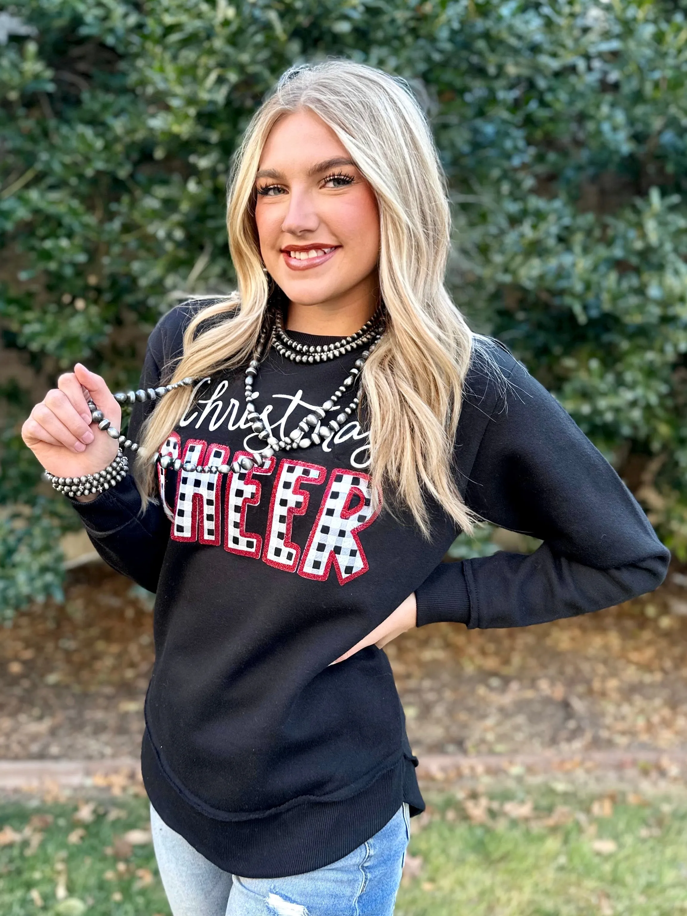 Christmas Cheer Poncho Sweatshirt by Texas True Threads