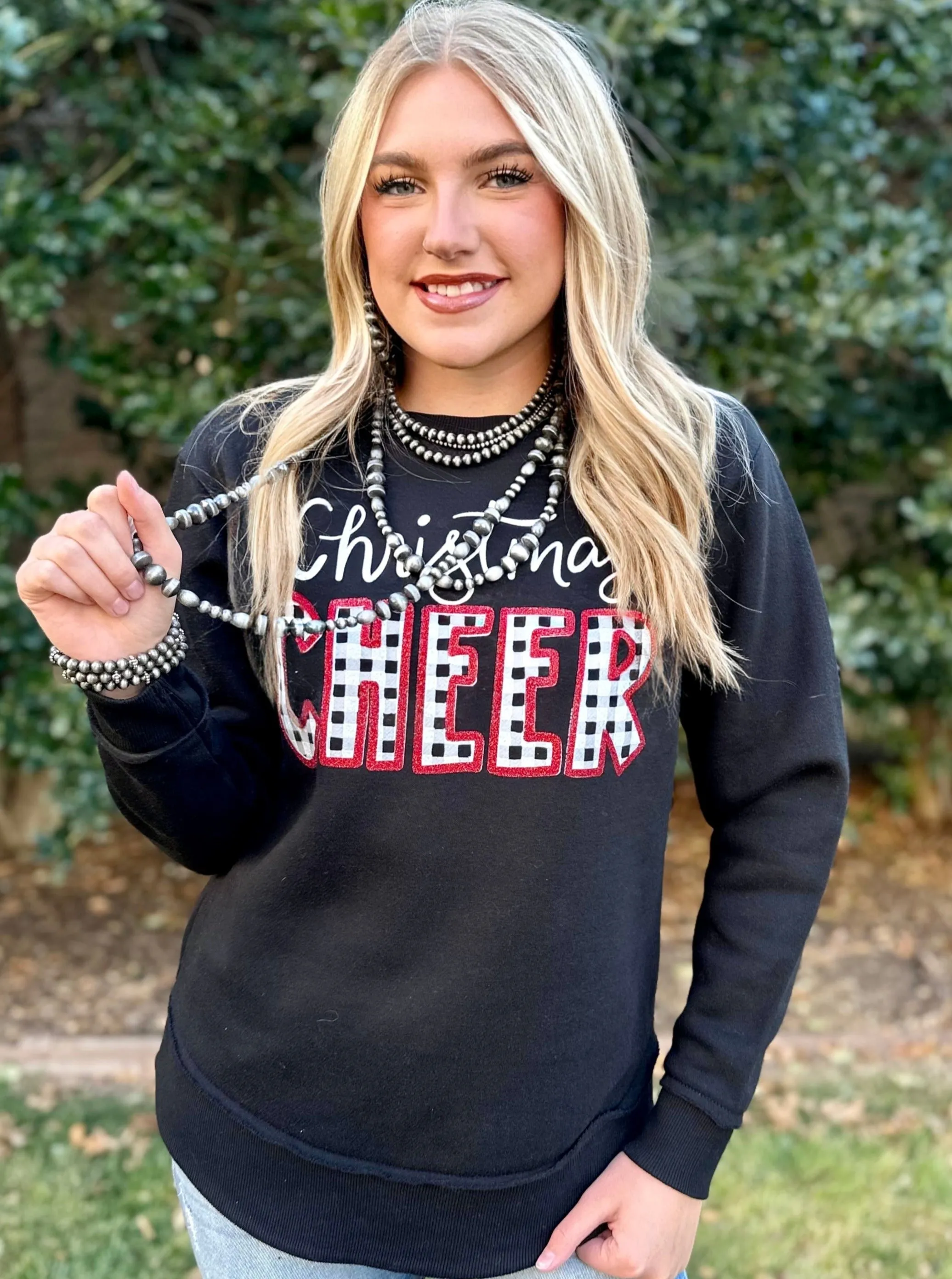 Christmas Cheer Poncho Sweatshirt by Texas True Threads