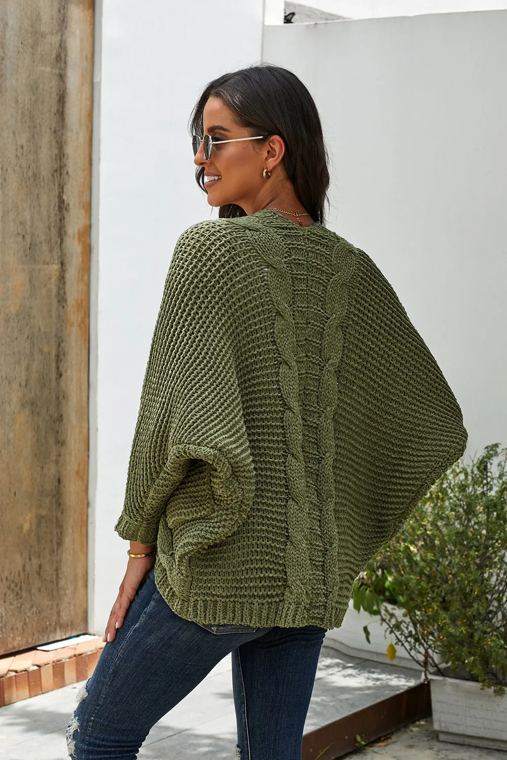 Chunky Cardigan - Green