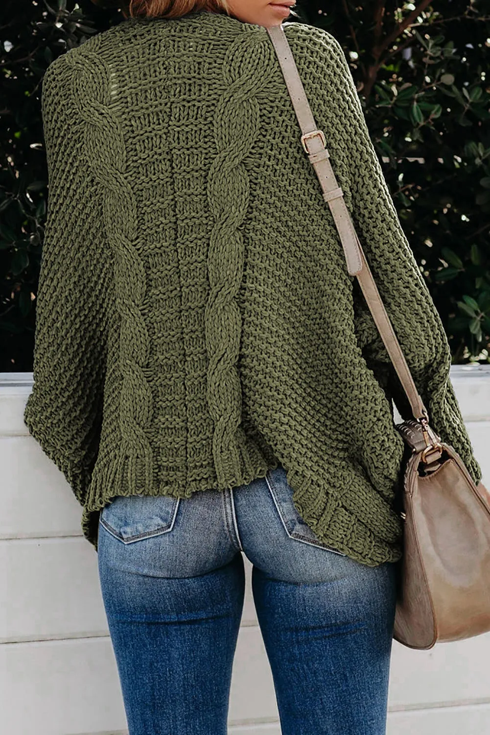 Chunky Cardigan - Green