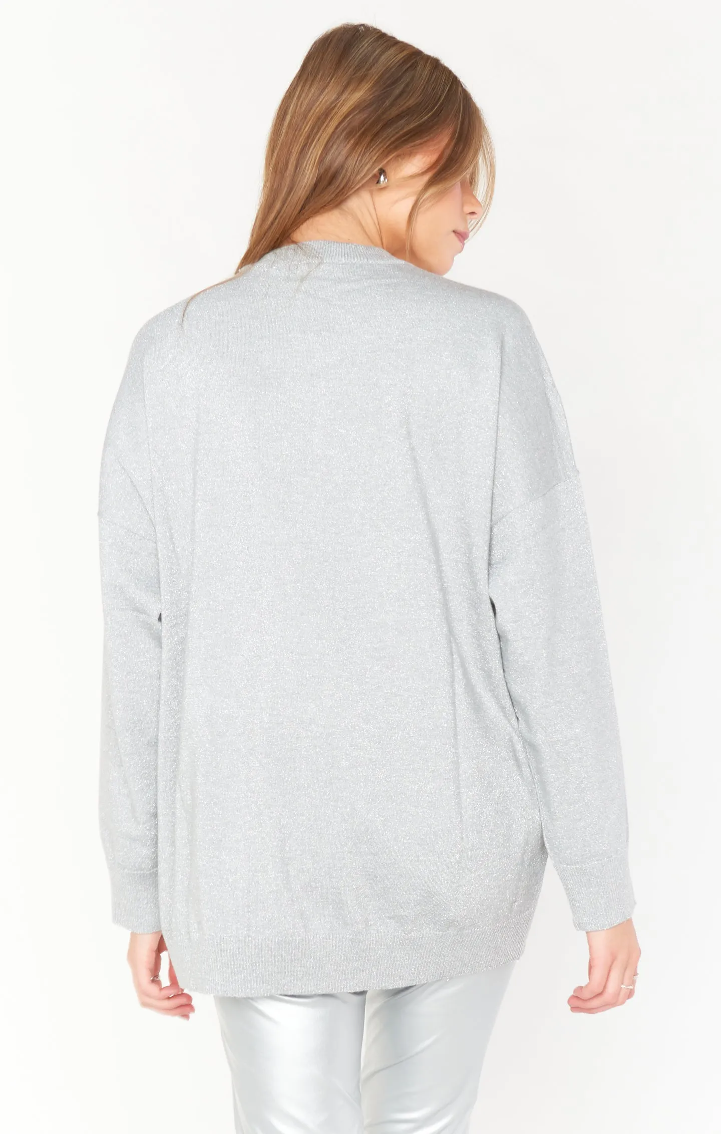 Classic Crewneck Sweater Metallic