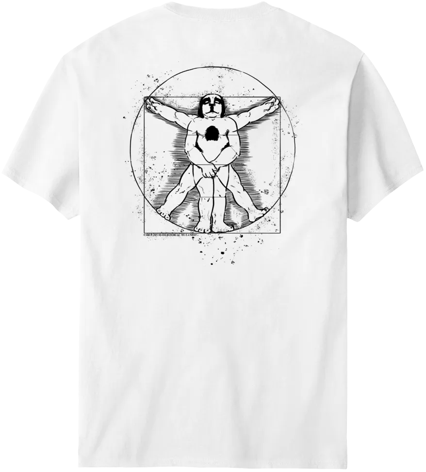 Dog Vinci Vitruvian Dog T-Shirt