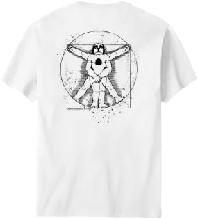 Dog Vinci Vitruvian Dog T-Shirt