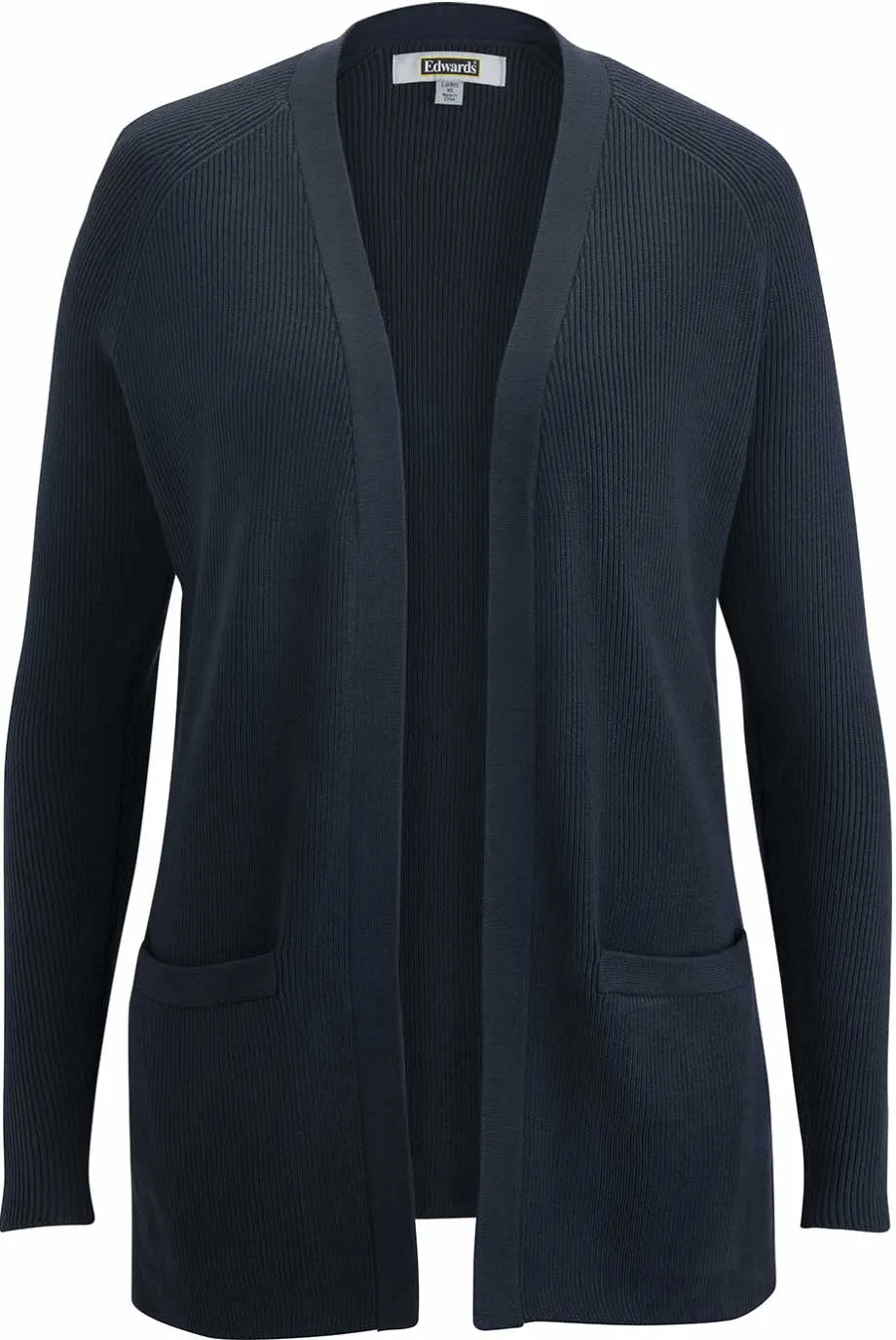 Edwards Ladies Open Front Tunic Cardigan