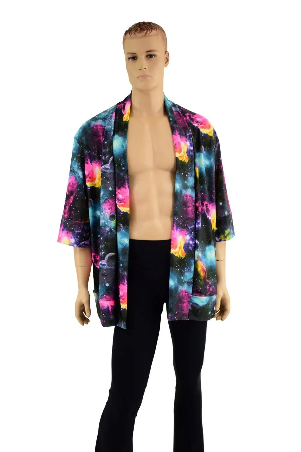 Galaxy UV Glow Short Sleeve Not-A-Cardigan