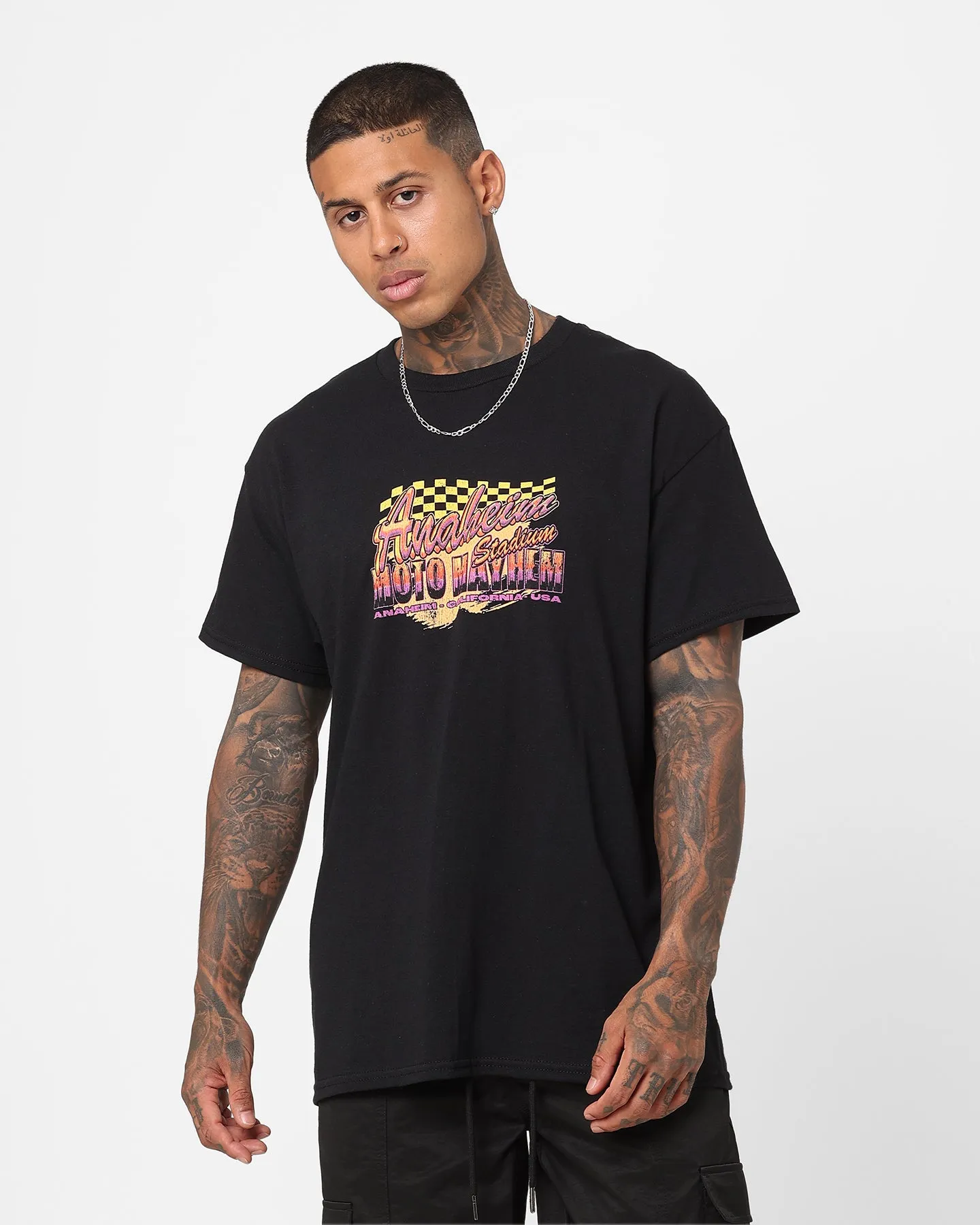 Goat Crew Moto Mayhem T-Shirt Black