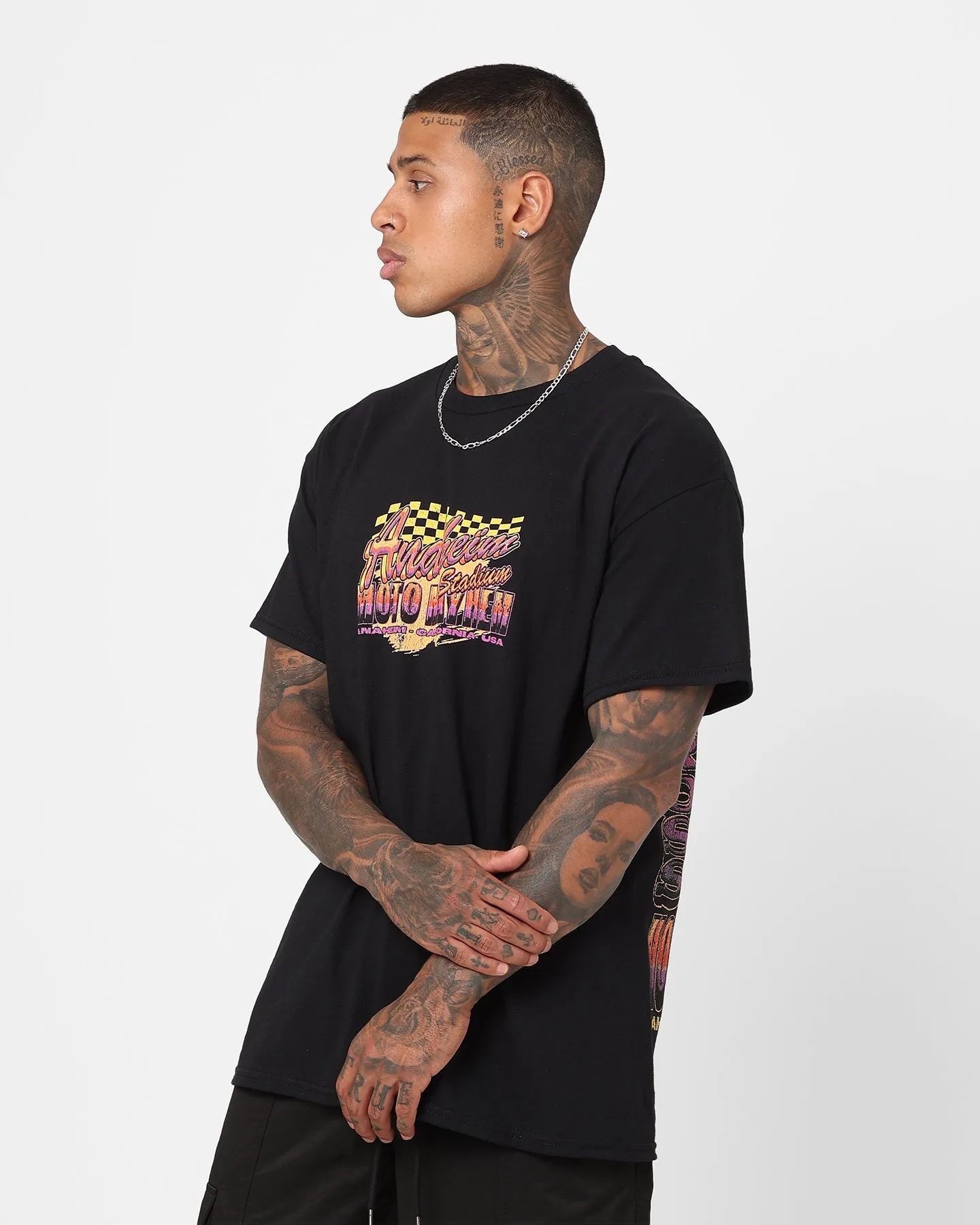 Goat Crew Moto Mayhem T-Shirt Black