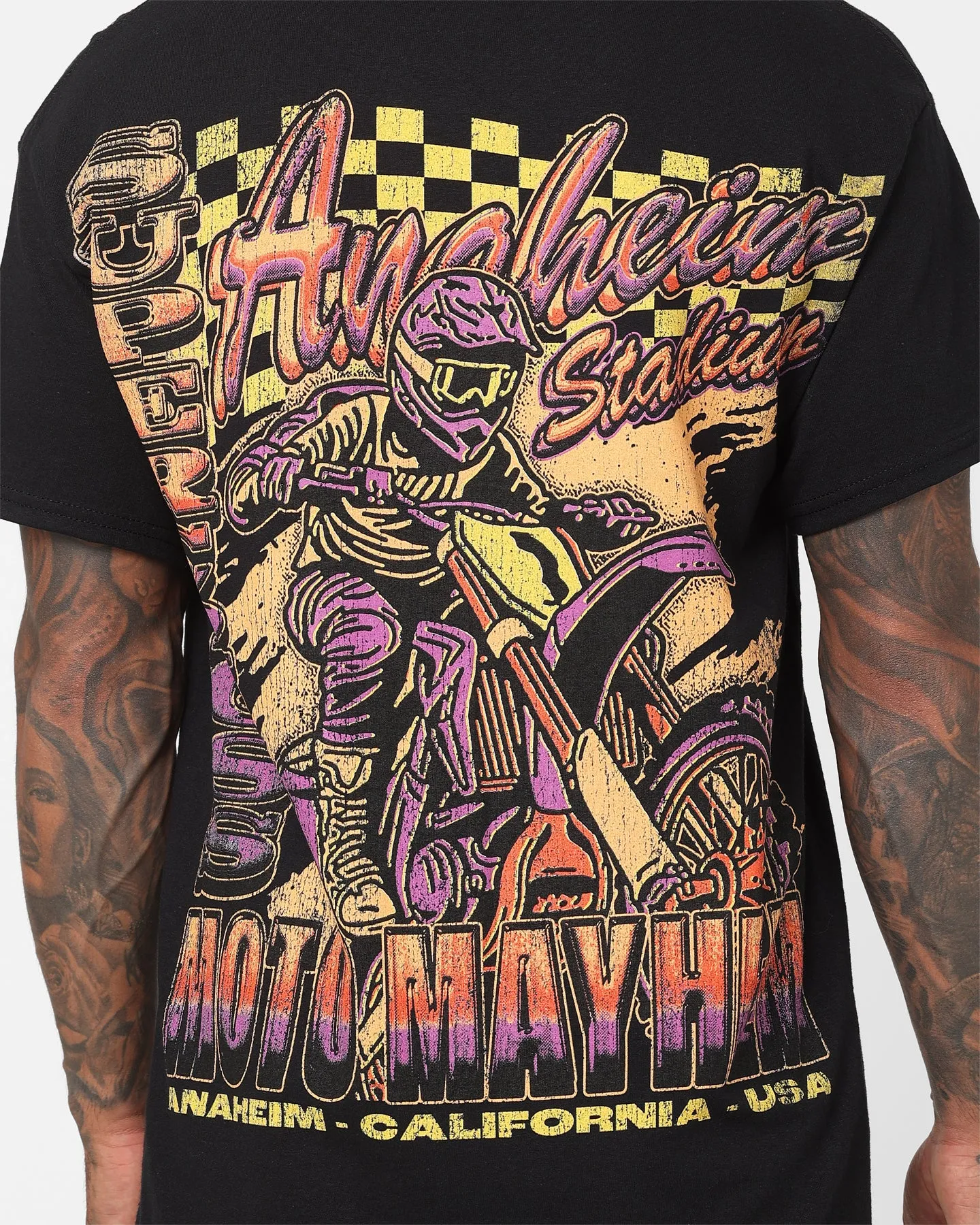 Goat Crew Moto Mayhem T-Shirt Black