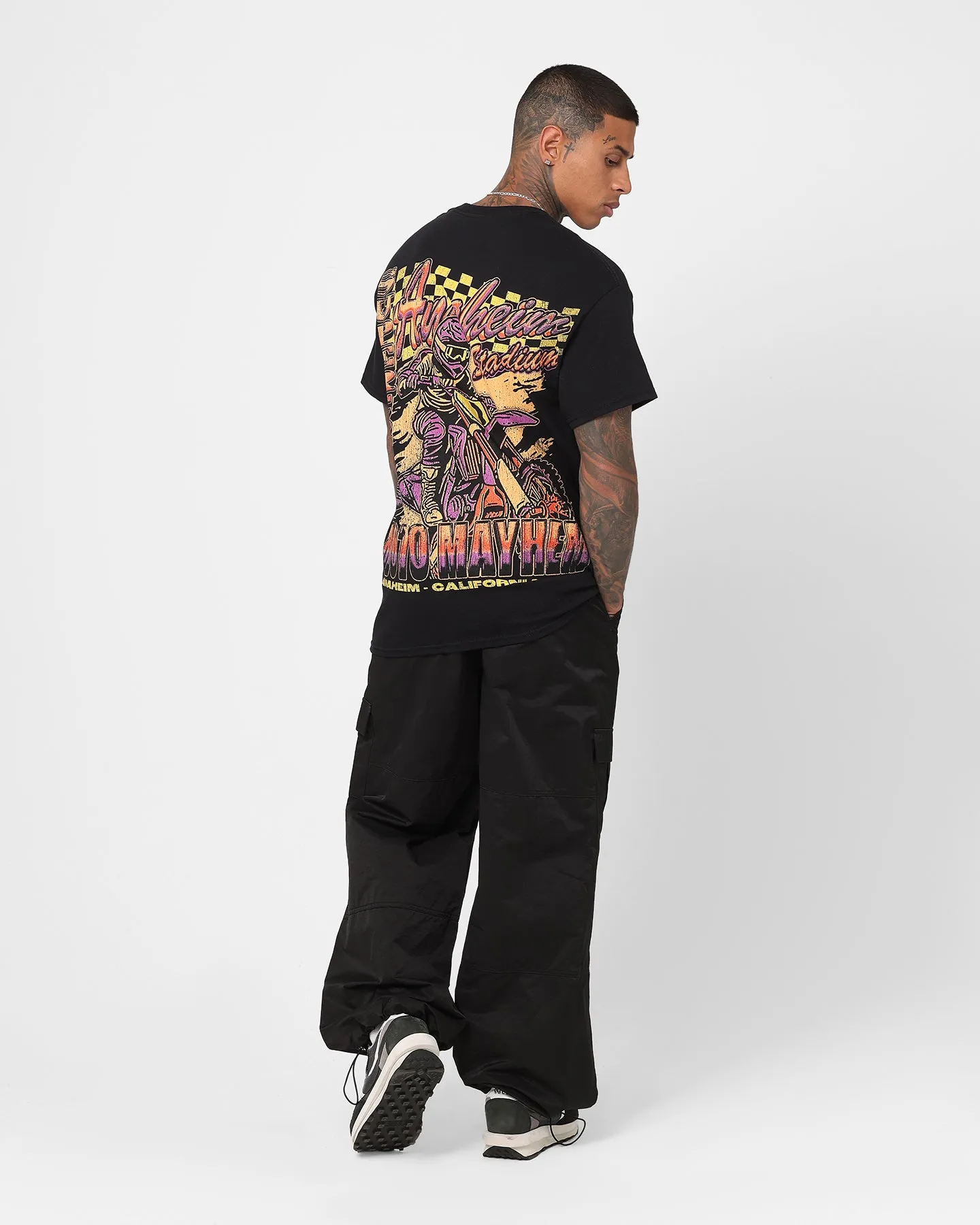 Goat Crew Moto Mayhem T-Shirt Black