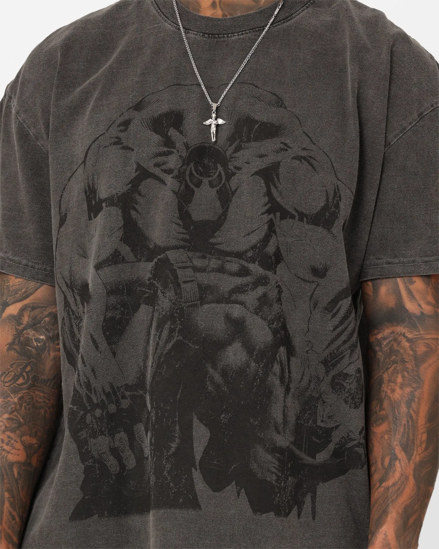 Goat Crew X DC Batman Issue #497 Heavyweight Vintage T-Shirt Black Wash