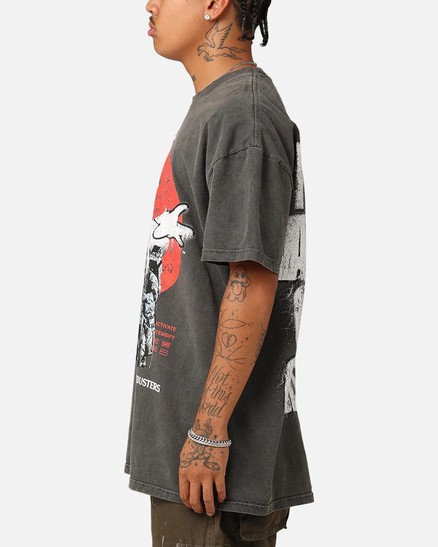 Goat Crew X Ghostbusters Heavyweight T-Shirt Black Wash