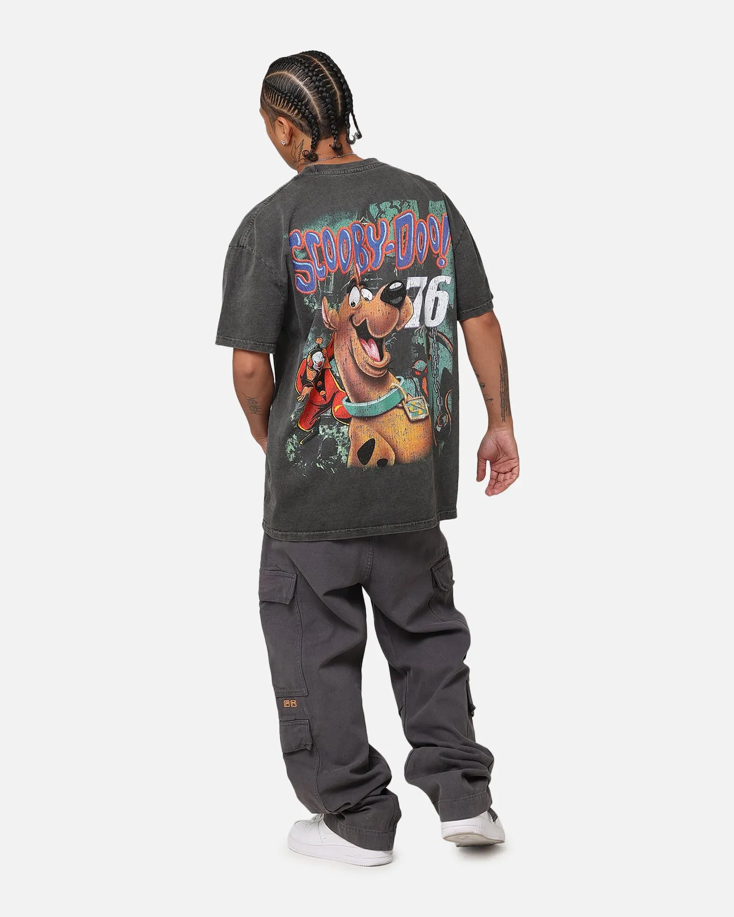 Goat Crew X Scooby-Doo Scooby-Doo Jumbo Heavyweight Vintage T-Shirt Black Wash