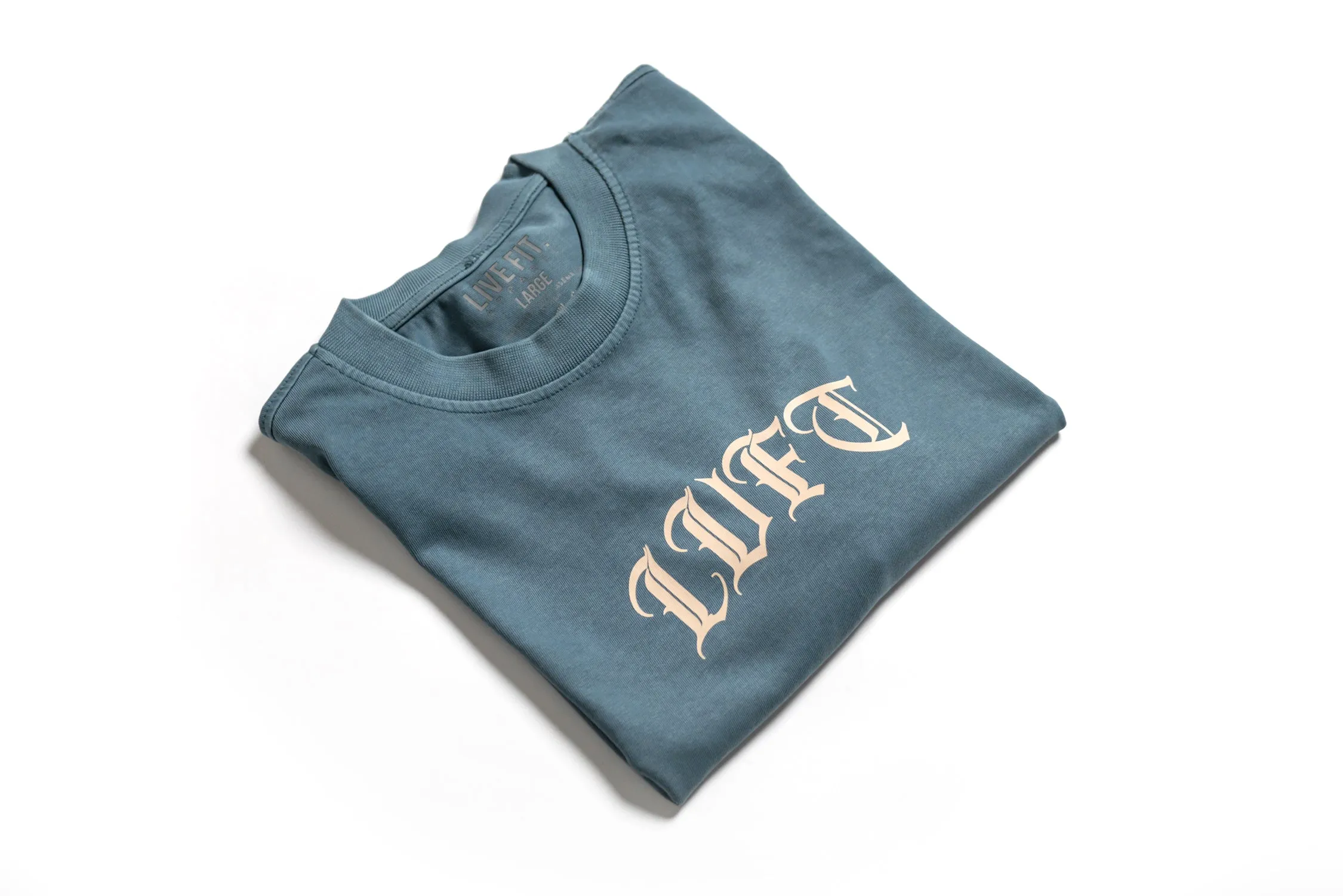 Gotham Oversized Tee - Blue / Cream