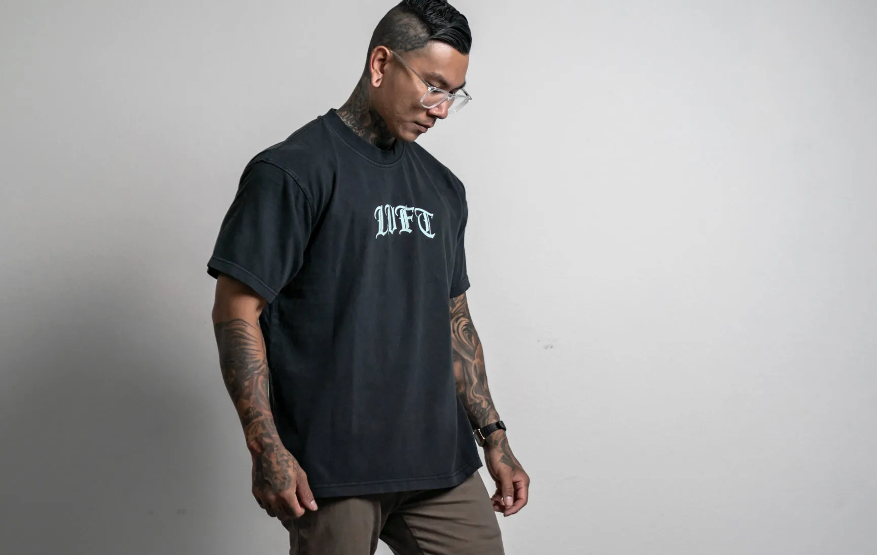 Gotham Oversized Tee - Vintage Black / Mint