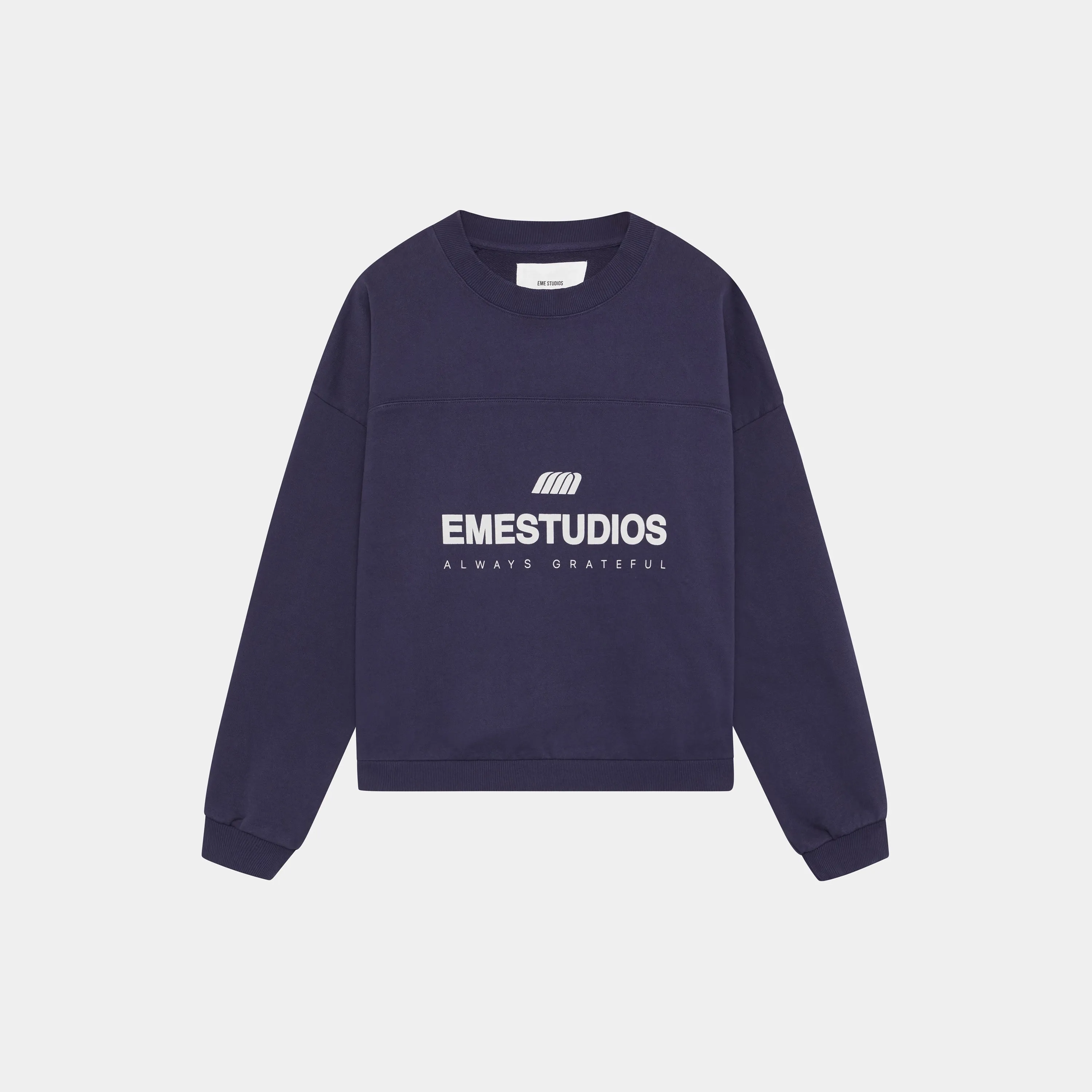 Hallmark Navy Oversized Crewneck