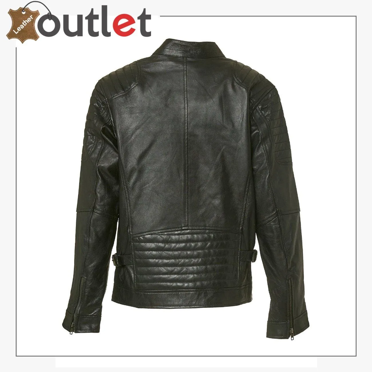 Handmade Biker Style Mens Leather Jacket