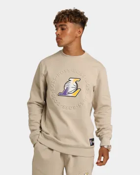 Hugo Boss Hugo Boss X NBA Basic Los Angeles Lakers Crewneck Sweatshirt Light Beige