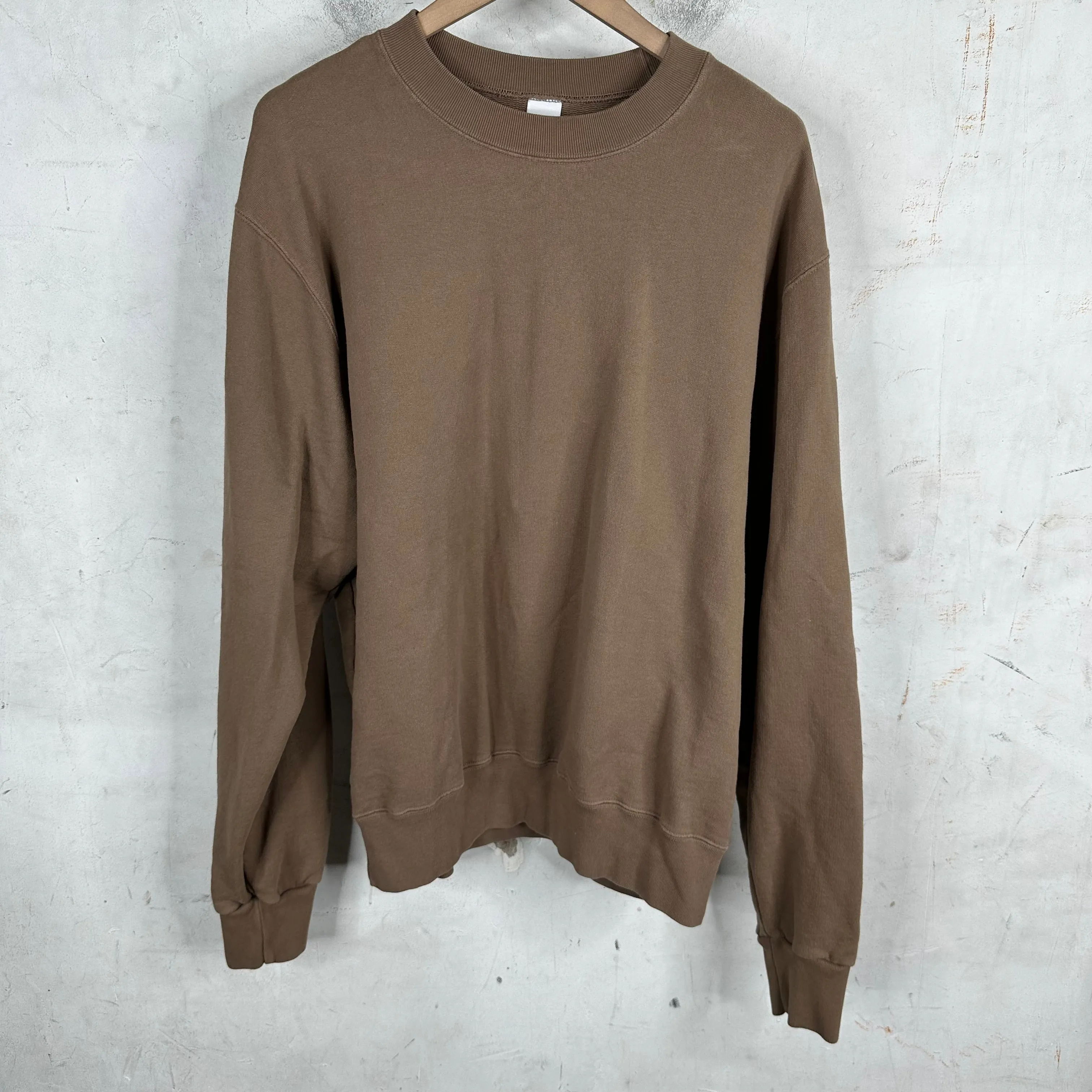 JJJJound Brown Basic Crewneck