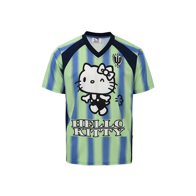 Kitty Striped Soccer Jersey T-Shirts