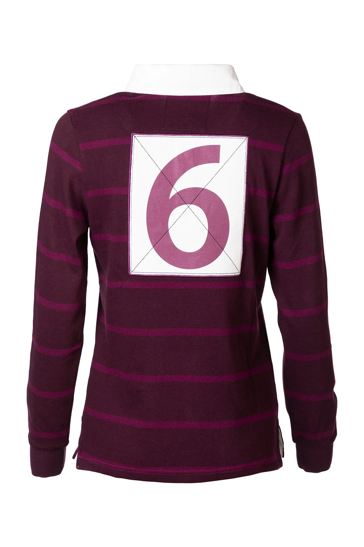 Ladies Striped Rugby Shirt - Ruby II