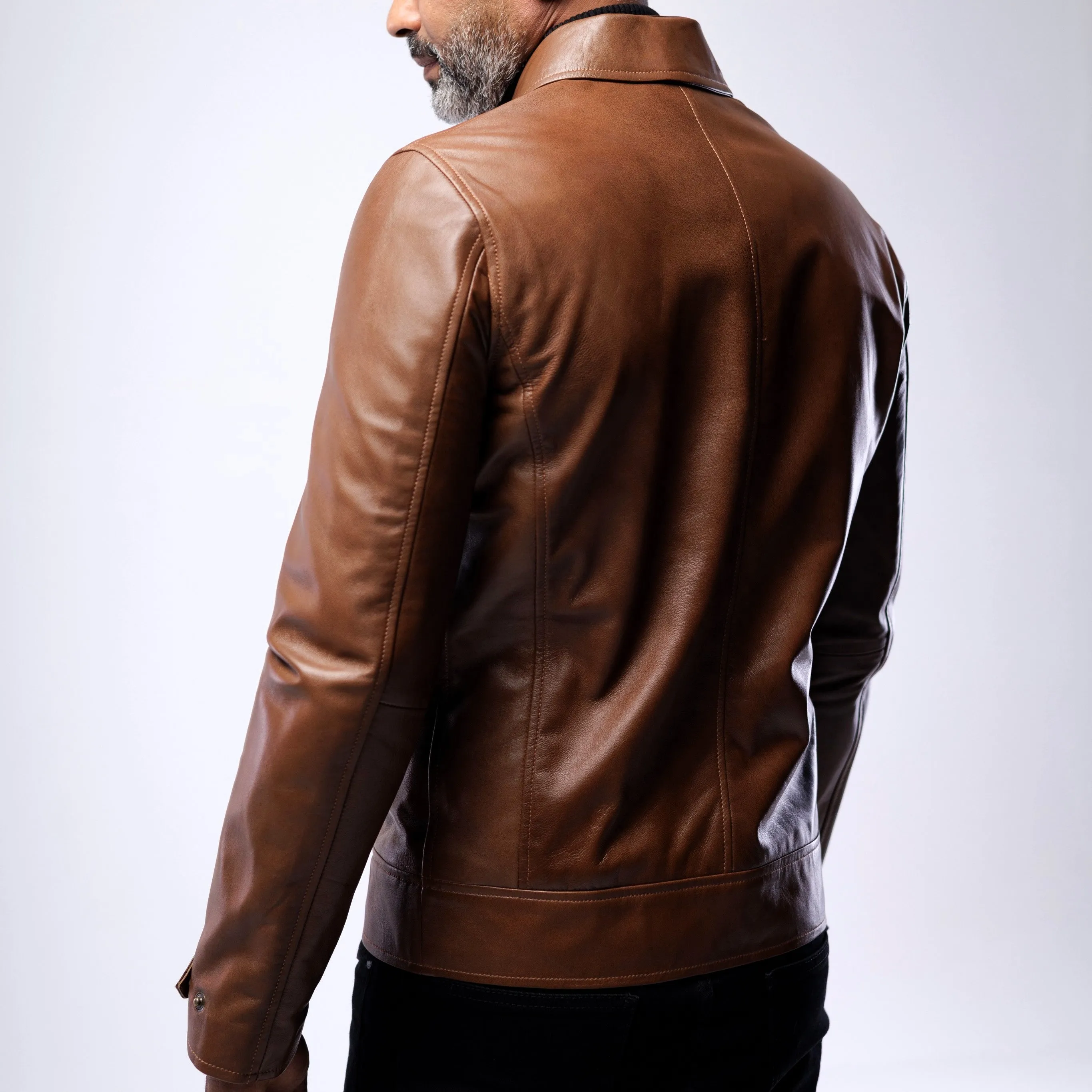 Lambskin Classic Collar Jacket