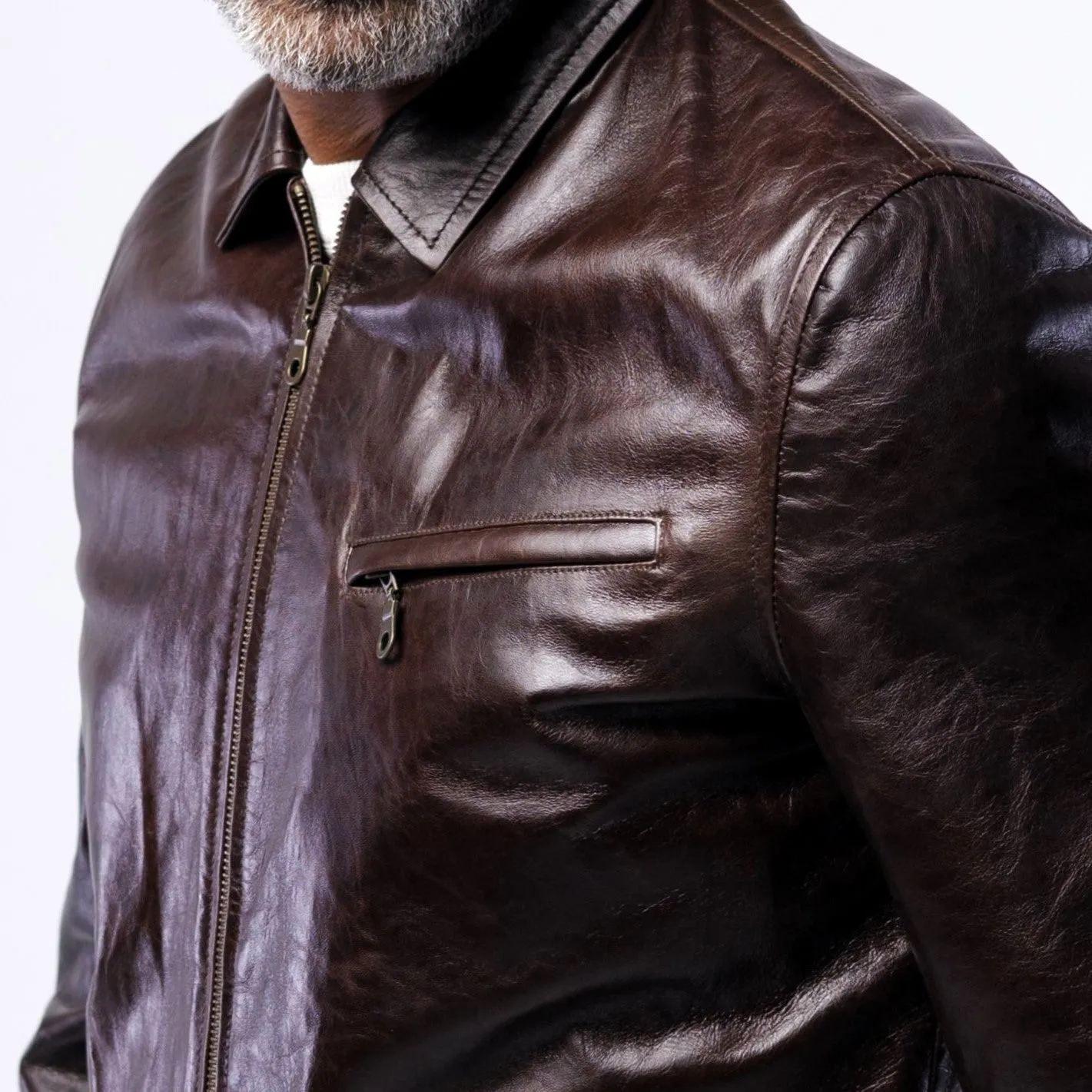 Lambskin Classic Collar Jacket