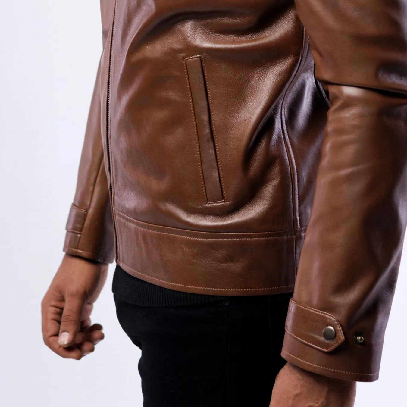 Lambskin Classic Collar Jacket