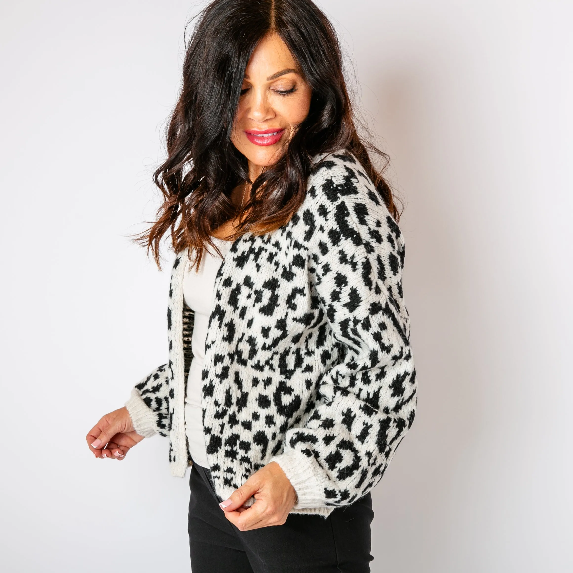 Leopard Print Cardigan