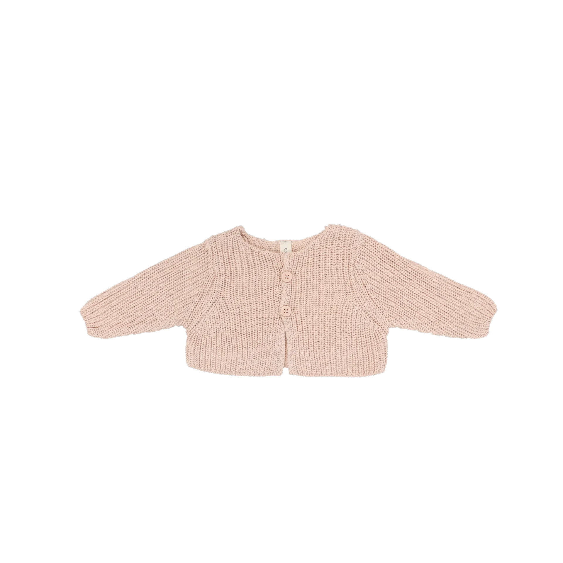 Lilette By Lil Legs Chunky Knit Shrug Powder Pink