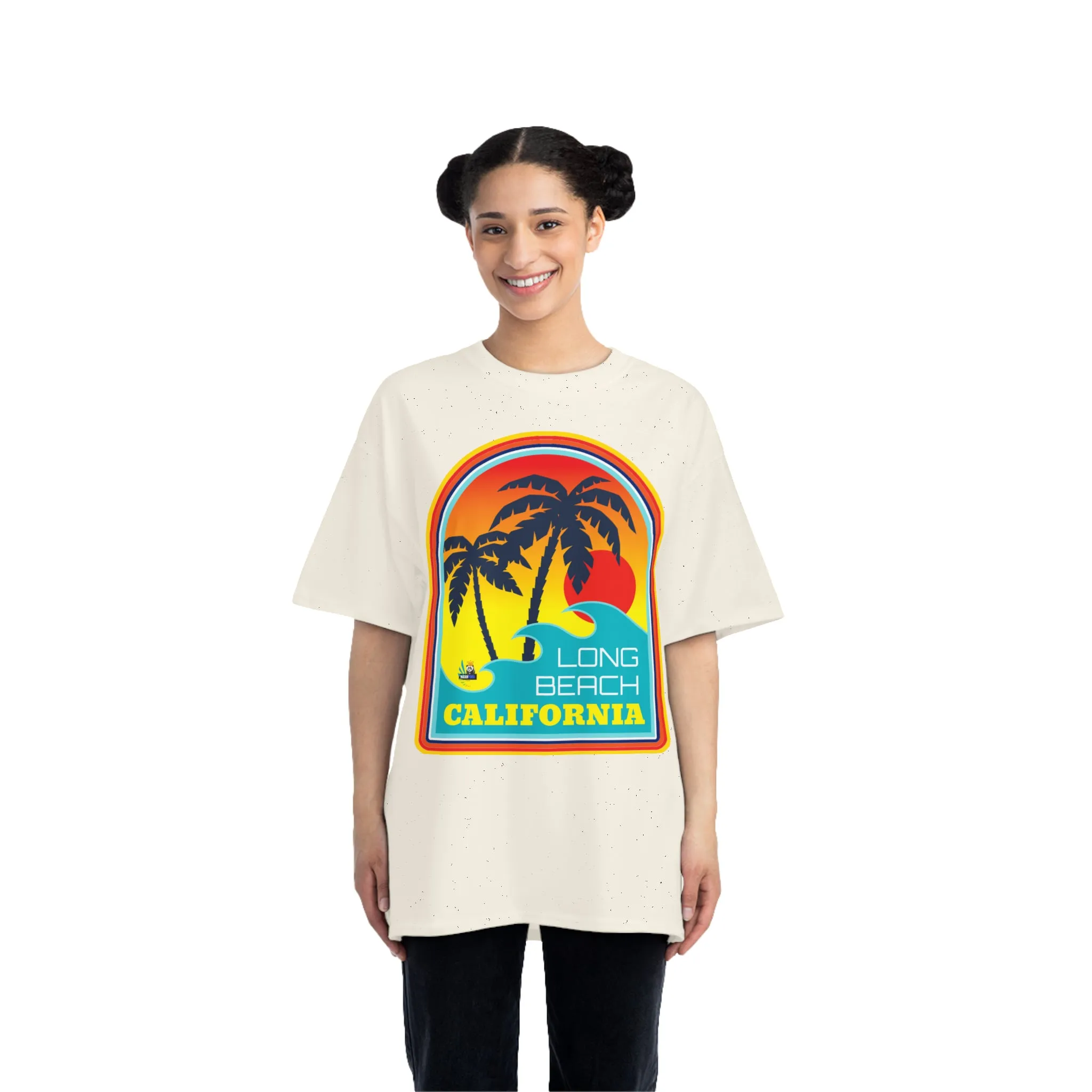 Long Beach Surf California Unisex Heavyweight Tee