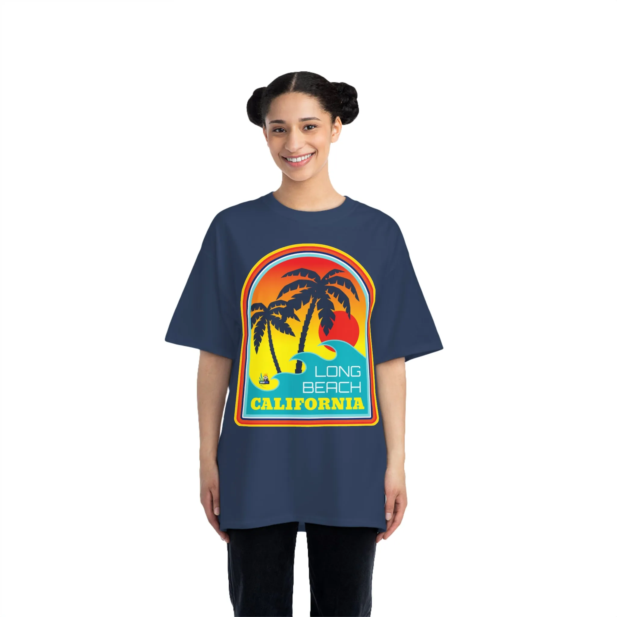 Long Beach Surf California Unisex Heavyweight Tee