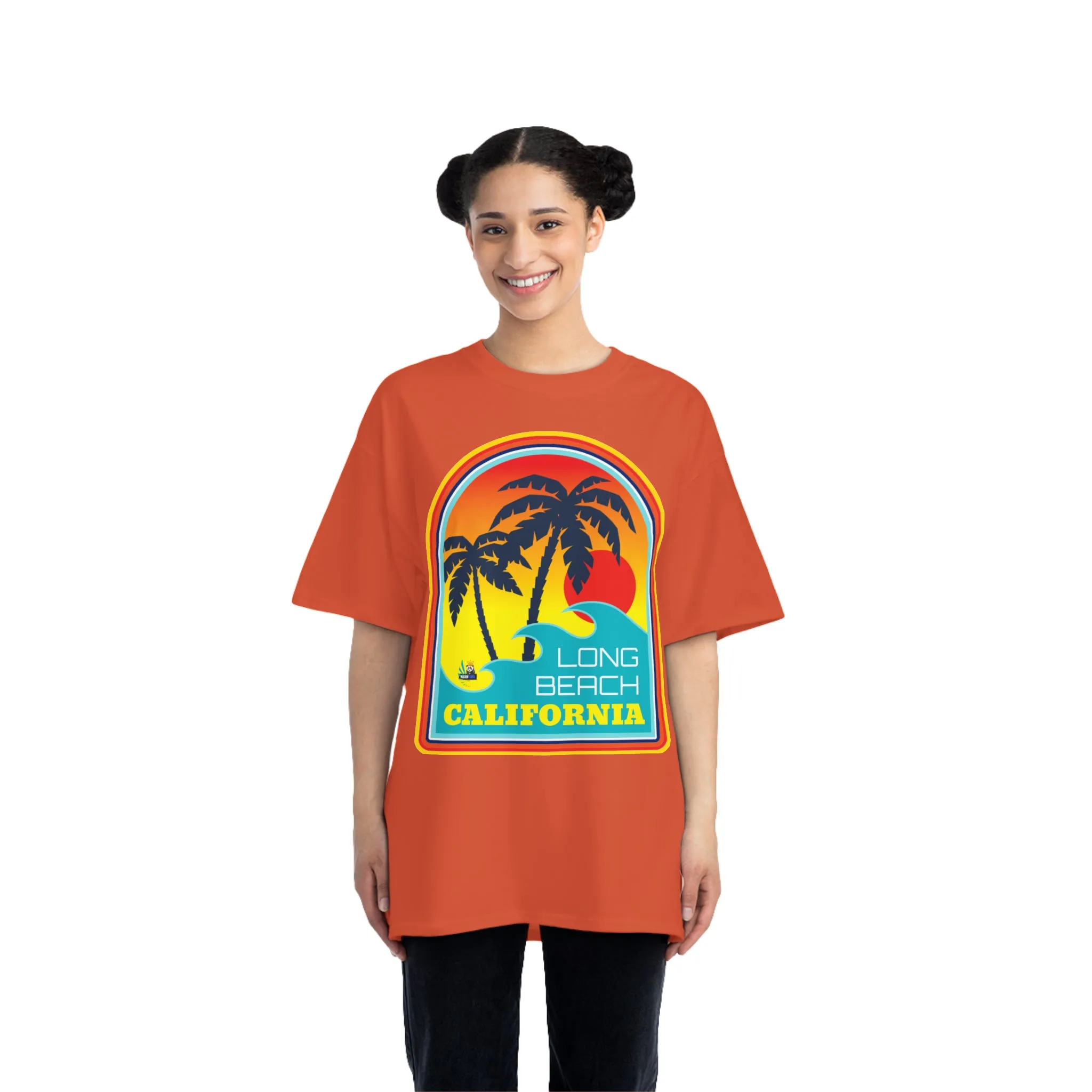 Long Beach Surf California Unisex Heavyweight Tee