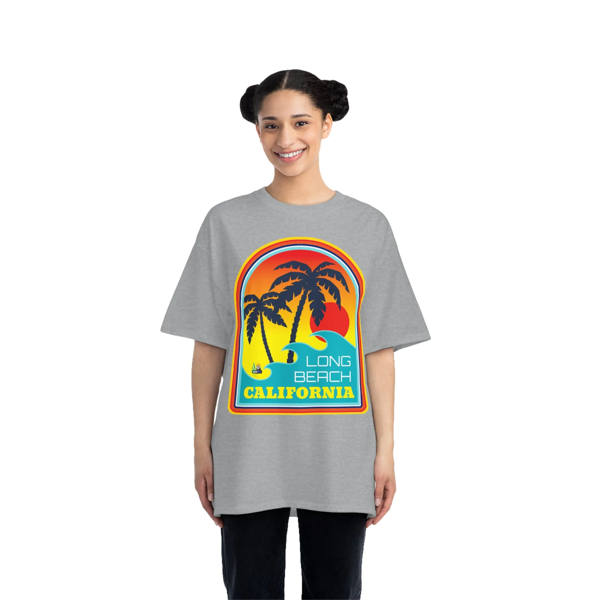 Long Beach Surf California Unisex Heavyweight Tee