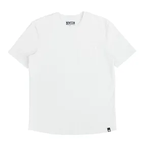 Long Beach White Pocket Tee