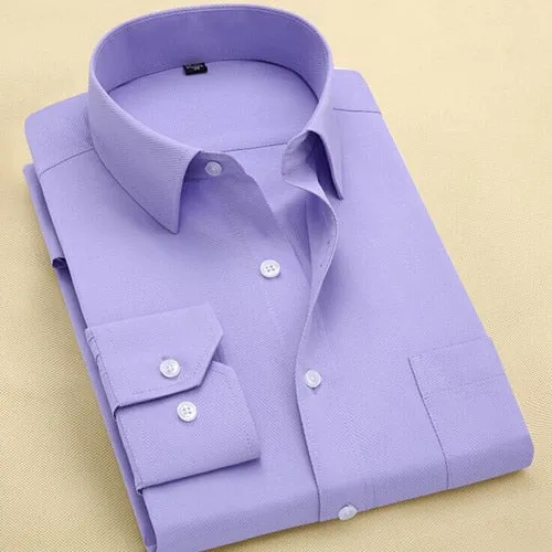 Long Sleeve Slim Brand Man Shirts