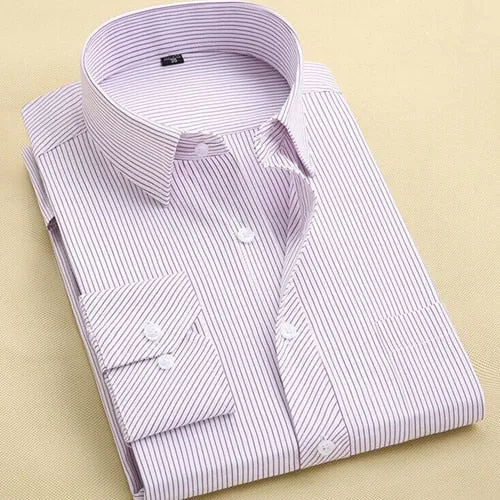 Long Sleeve Slim Brand Man Shirts