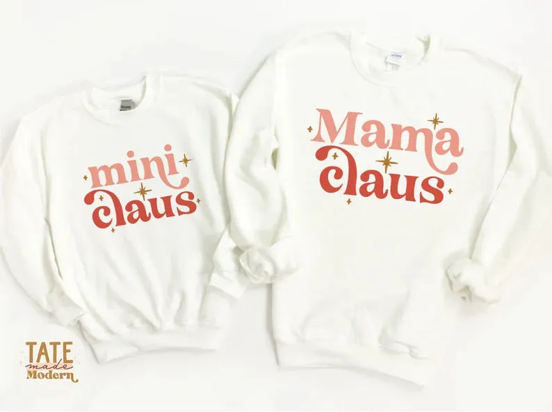 Mama/Mini Claus Graphic Custom Order