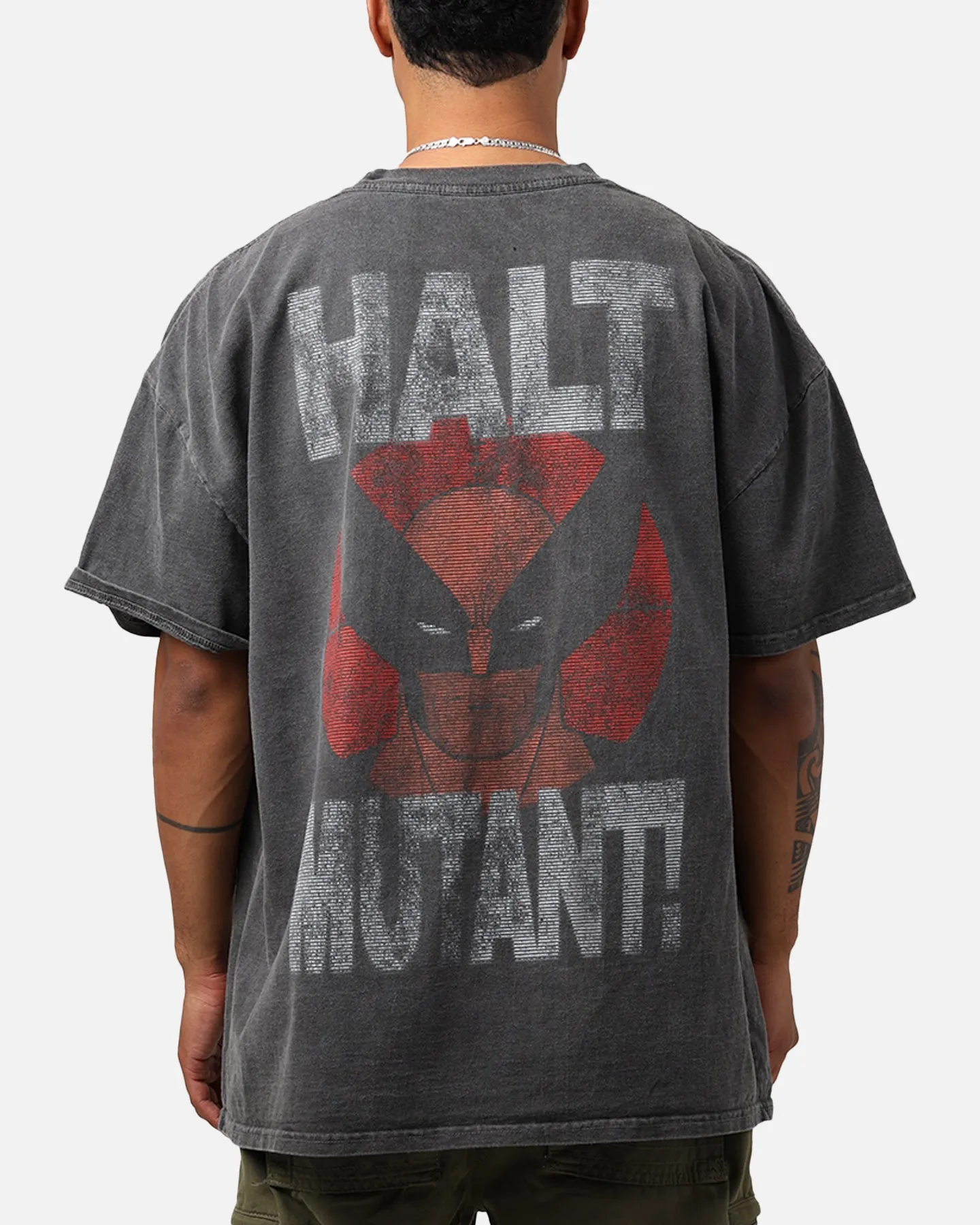 Marvel X-Men Sentinel Heavyweight T-Shirt Black Wash