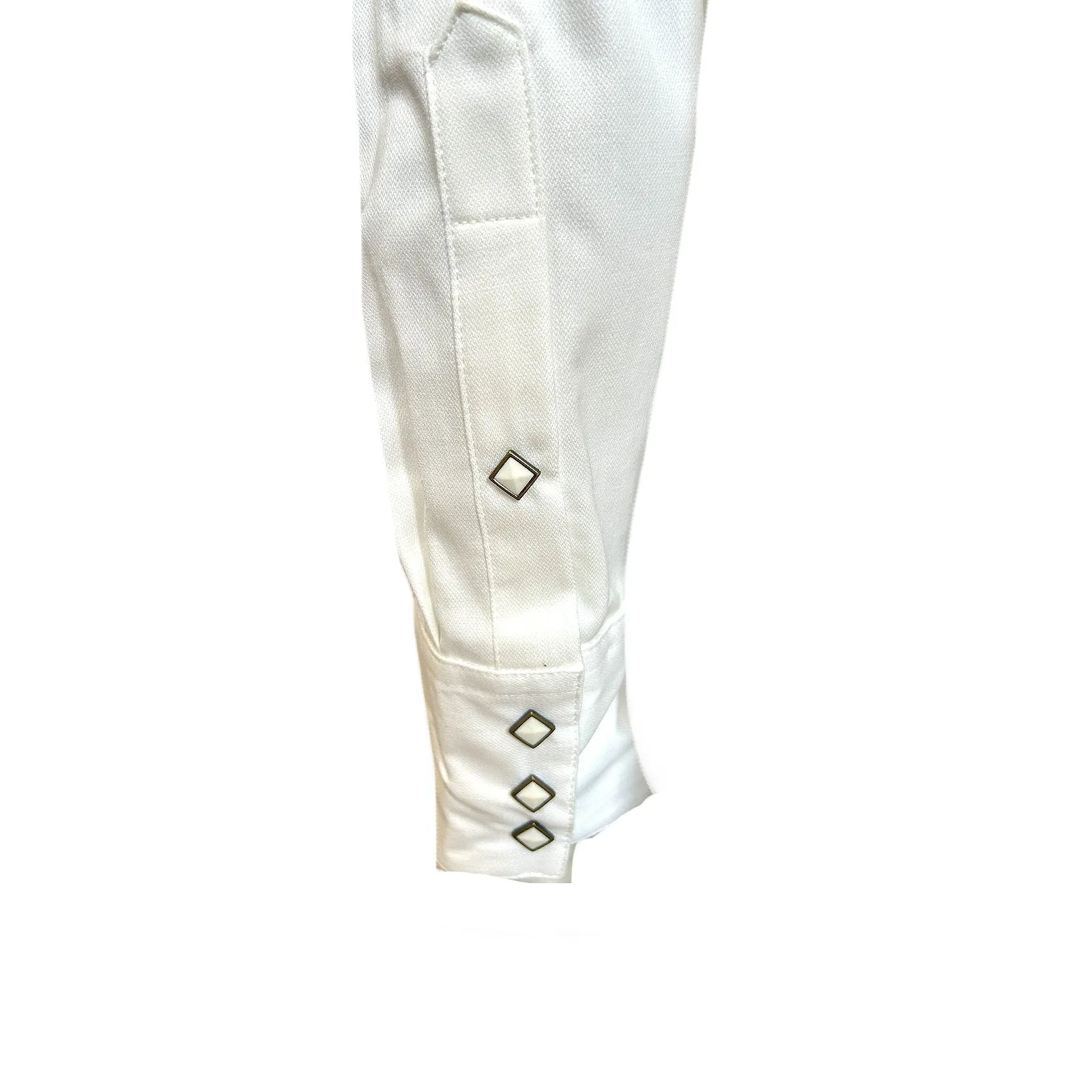 Men’s Extra-Fine Cotton White Oxford Western Shirt